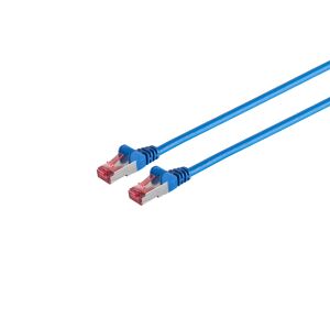 Patchkabel cat6A S/FTP PIMF Halogenfrei blau 1,0m