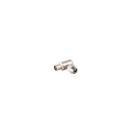 Koaxial-Winkelstecker, Schraubanschluß, Metall