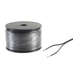 Lautsprecherkabel, 2 x 0,75mm², schwarz, 100m