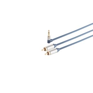Home-Cinema 3,5mm St. 90°- 2x RCA St. 5,0m