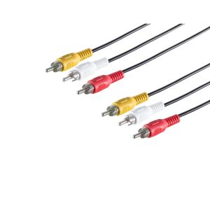 3 Cinchstecker - 3 Cinchstecker, 1,5m
