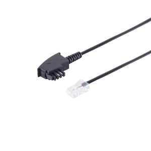 TAE-F-Stecker - RJ45 Stecker, 0,25m