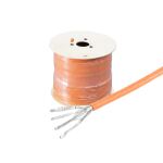 Cat. 7 Verlegekabel, S/FTP, BasePro, orange, 500m