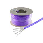 Cat. 7A Verlegekabel, S/FTP, LSZH, lila, 50m