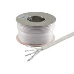 Cat.6 Netzwerkkabel, S/FTP, bulk, grau, 100m