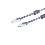 Home-Cinema HDMI Kabel, 4K, 3D, 15m, Ferrit