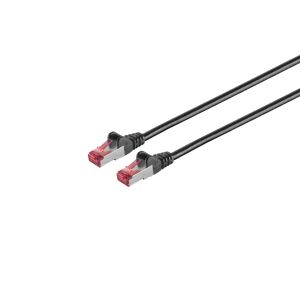 Patchkabel cat6A S/FTP PIMF Halogenfrei sw 0,15m