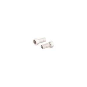 F-Stecker, 6,5mm, VE 5 Stück