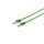 RJ45 Flachkabel m. CAT 7 Rohkabel slim grün 0,25