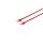 Patchkabel Cat. 6 flach, U/UTP, rot, 0,25m