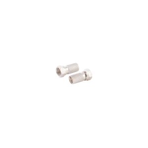 F-Stecker 7,2, mit großer Mutter 25er SET
