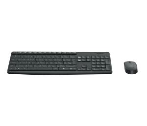 Logitech Wireless Keyboard+Mouse MK235 black retail