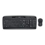 Logitech Wireless Keyboard+Mouse MK330 black retail