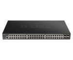 Switch 440mm D-Link DGS-1250-52XMP 4*SFP+/48*GE PoE+ retail