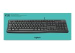 LGN Logitech K120 Wired Keyboard Black Business US Layout