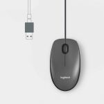 Logitech USB Mouse M100 schwarz