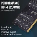 SO DDR4 8GB PC 3200 CL22 PNY 1,2V (MN8GSD43200-SB)