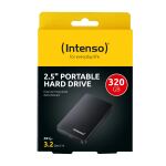 Intenso 6.3cm (2,5") 320GB 3.2 MemoryCase schwarz Refurbish  —  Generalüberholt