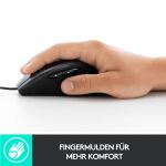LOGITECH Maus M500S USB black 7 Tasten, USB, black
