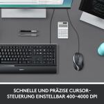 LOGITECH Maus M500S USB black 7 Tasten, USB, black