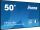 iiyama LH5060UHS-B1AG Signage-Display Digitale A-Platine 125,7 cm (49.5") LED WLAN 500 cd/m² 4K Ultra HD Schwarz Eingebauter Prozessor Android 11 24/7
