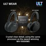 Sony WHULT900NB Kopfhörer Verkabelt & Kabellos Kopfband Anrufe/Musik Bluetooth Schwarz