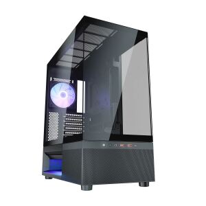 COUGAR Gehäuse Midi-Tower CFV220, ARGB, Glas, Schwarz