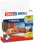 tesa INSULATION Dichtungsband aus Gummi L 25 m x 9 mm Braun