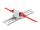DELOCK RJ45 Kupplung Cat.6a BU > BU für Hutschienen Montage geschirmt grau