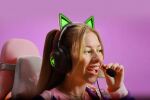 Razer Kraken Kitty V2 - Headset - ohrumschließend - kabelgebunden- USB-A-Geräuschisolierung-Schwarz