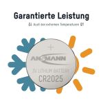 ANSMANN 1516-0263 CR2025 Autoschlüssel Car key Lithium Knopfzelle 1er Blister