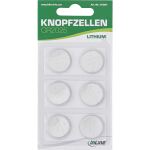 InLine CR2025 Knopfzellen, 3V Lithium, 6er Blister