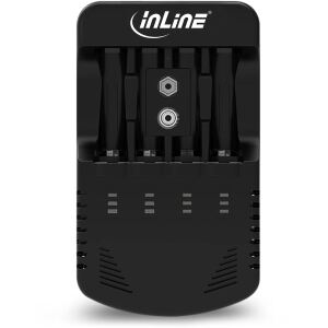 InLine Stecker-Ladegerät NiCd+NiMH AA und AAA