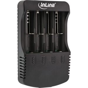 InLine Ladegerät für Lithium und NiCd+NiMH