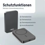 ANSMANN 1700-0198 Powerbank 5000 mAh PB115PD MagSafe, USB-C, PD 20W