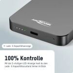ANSMANN 1700-0198 Powerbank 5000 mAh PB115PD MagSafe, USB-C, PD 20W