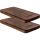 2er InLine woodplate, USB Powerbank 5.000mAh, mit LED Status Anzeige, Echtholz