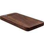 InLine woodplate, USB Powerbank 5.000mAh, mit LED Anzeige, Echtholz, Walnuss