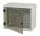 Triton RBA-04-AS3-CAX-C1 10" Wandschrank 4HE, Glastür, grau