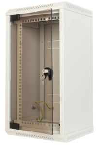 Triton RKA-10-AS4-CAX-X1 10"/19" Wandschrank Hybrid, Glastür, T=360mm, grau