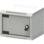 Triton RBA-04-CS3-CAX-C1 10" Wandschrank 4HE, mit Vollblechtür, grau