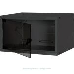 Triton RXA-04-AS4-BAX-A1 19" Wandschrank 4HE, 550x400mm, zerlegbar, schwarz