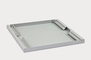 Triton RAC-UP-550-A4 19" Fachboden 1HE, 550mm, 80kg, grau