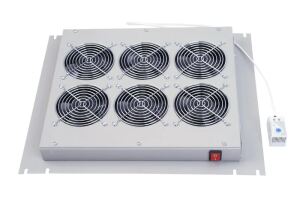 Triton RAC-CH-X05-X3 19" Belüftungseinheit für Dach/Boden, grau