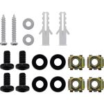InLine 10" Mini Rack zur Wandmontage, 1HE, 7,6cm Tiefe, schwarz