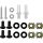 InLine 10" Mini Rack zur Wandmontage, 1HE, 7,6cm Tiefe, schwarz