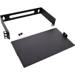 InLine 10" Mini Rack zur Wandmontage, 1HE, 15,2cm Tiefe, schwarz