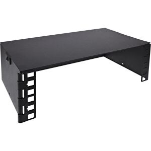 InLine 10" Mini Rack zur Wandmontage, 2HE, 15,2cm Tiefe, schwarz