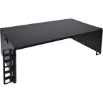 InLine 10" Mini Rack zur Wandmontage, 2HE, 15,2cm Tiefe, schwarz