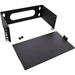 InLine 10" Mini Rack zur Wandmontage, 2HE, 15,2cm Tiefe, schwarz